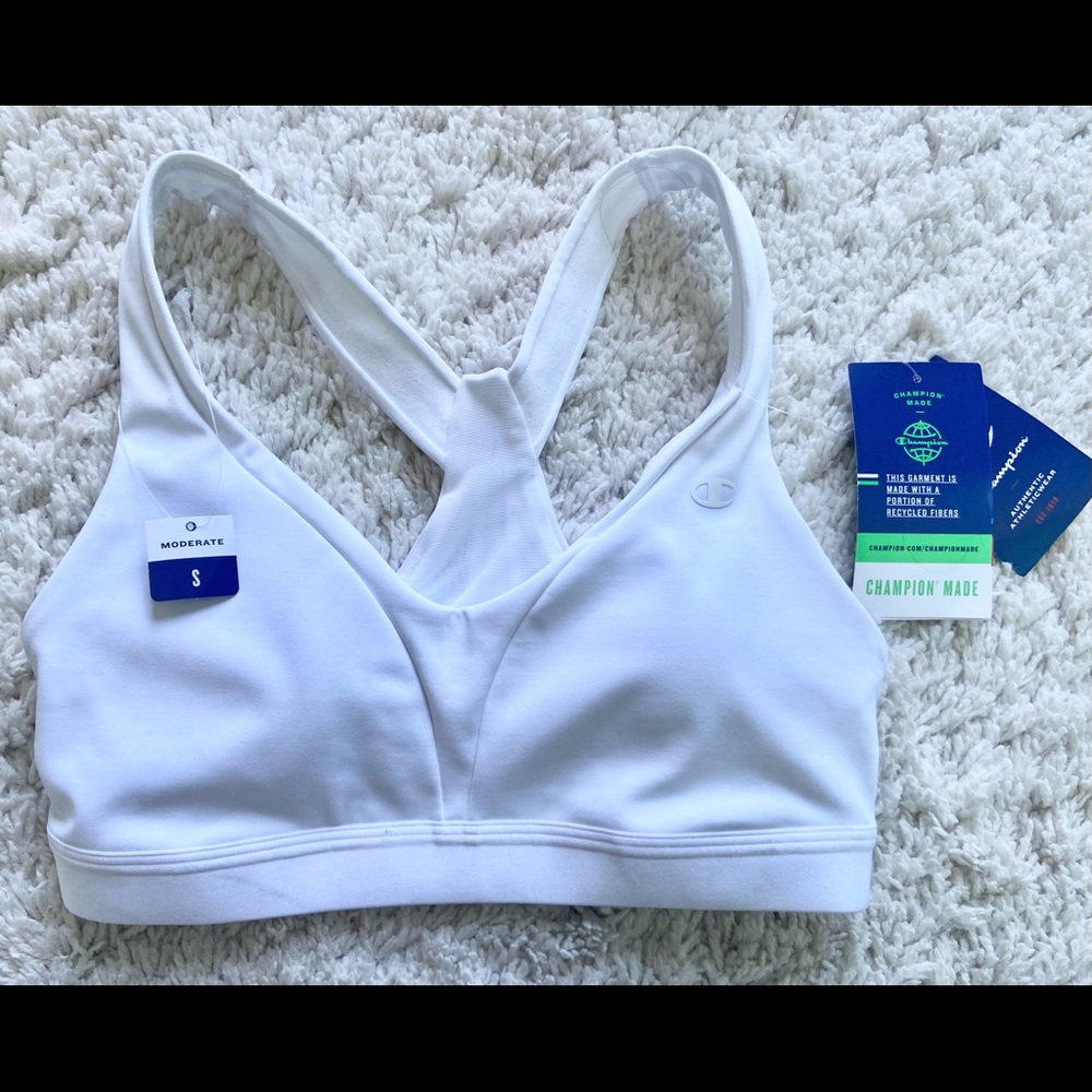 NWT Champion White Sports Bra